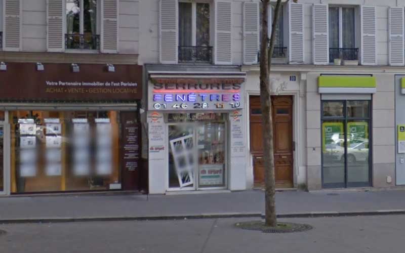 PARIS (75012) quartier Daumesnil murs de boutique occupés de 36m² en rez-de-chaussée