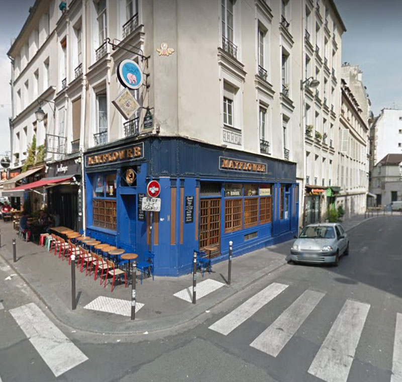 PARIS (75005) murs de pub en angle de 73,81m²