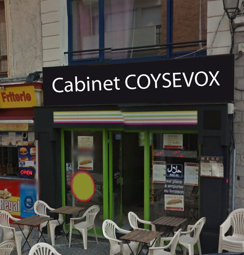 TOURCOING (59) Centre ville murs (R+1)  de 70m² occupés par restauration rapide