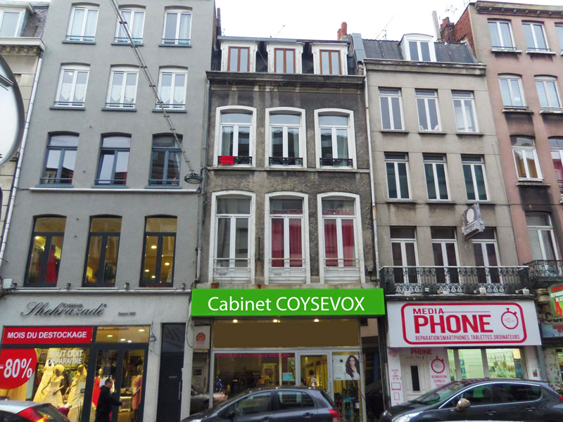 LILLE (59) Emplacement n° 1 murs + cave loués par salon de coiffure